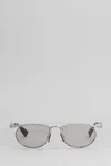 Kuboraum H52 Sunglasses In Silver Metal Alloy In Silver
