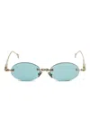 Kuboraum H62 Sunglasses In Silver
