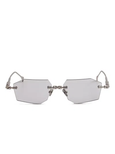 Kuboraum H63 Octagonal-frame Sunglasses In Gray