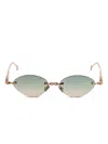 Kuboraum H65 Sunglasses In Green