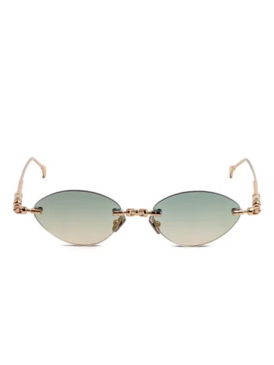 Kuboraum H65 Sunglasses In Green