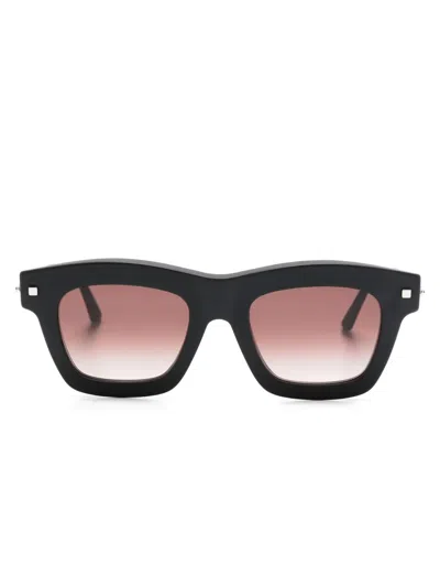 Kuboraum J2 Square-frame Sunglasses In Schwarz