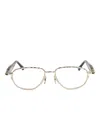 Kuboraum J71 Metal-frame Optical Glasses In Brown