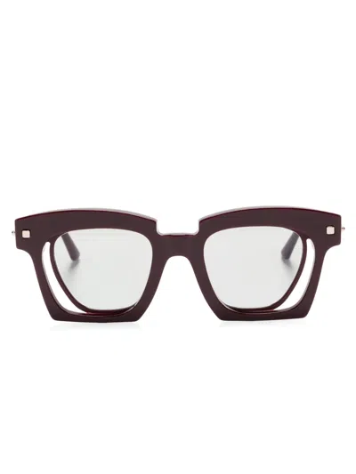 Kuboraum J9 Sunglasses In Red