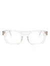 Kuboraum K18 Rectangle-frame Glasses In White