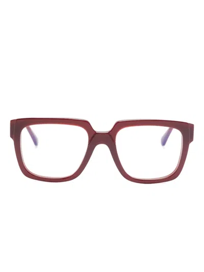 Kuboraum K3 Glasses In Brown