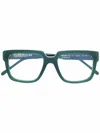 Kuboraum Square-frame Glasses In Green