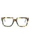 Kuboraum K3 Square-frame Glasses In Yellow
