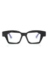 Kuboraum K36 Rectangle-frame Glasses In Black