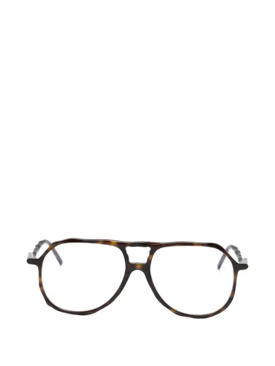 Kuboraum L10 Glasses In Brown