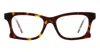 Kuboraum Mask D75 - Tortoise Rx Glasses In Brown