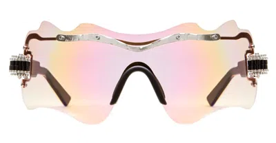 Kuboraum Mask E16 - Silver Sunglasses