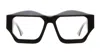 Kuboraum Mask F4 - Black Matte Rx Glasses In Black