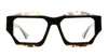 Kuboraum Mask F4 - Havana Black Shine Rx Glasses In Black