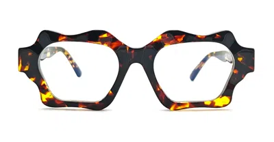 Kuboraum Mask G6 - Tortoise Rx Glasses In Multi