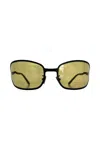 Kuboraum Mask H30bm In Black Matte / Light Yellow Lens