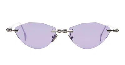 Kuboraum Mask H64 - Gunmetal Sunglasses In Purple