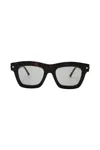 Kuboraum K4 Square-frame Glasses In Brown