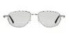 Kuboraum Mask J71 - Silver Sunglasses In Metallic