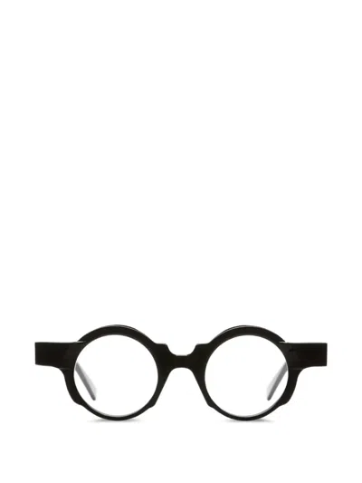 Kuboraum Mask K32 Round-frame Glasses In Black
