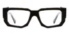 Kuboraum Mask K61 Bs - Black Shine Rx Glasses In Black