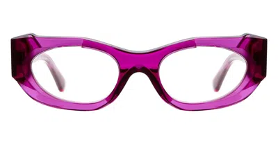 Kuboraum Mask K62 Fu / Transparent Fuchsia Rx Glasses In Purple