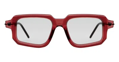 Kuboraum Mask P23 Bx - Bordeaux Sunglasses In Red