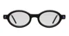 Kuboraum Oval Frame Sunglasses In Black