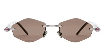 Kuboraum Mask P60 Gm Bt - Gunmetal Sunglasses In Metallic