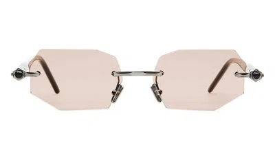 Kuboraum Mask P63 Gm Pm - Gunmetal Sunglasses In Metallic