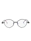 Kuboraum Mask P71 Geometric-frame Glasses In Black
