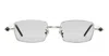 Kuboraum Maske P73 Rectangle-frame Sunglasses In Silver