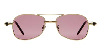 Kuboraum Mask P75 Gdm - Gold Sunglasses