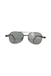 Kuboraum P75 Pilot-frame Sunglasses In Gray
