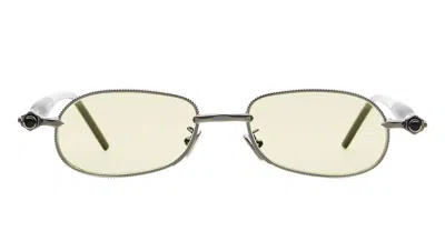 Kuboraum Mask P78 Gmb - Gunmetal Sunglasses In Metallic
