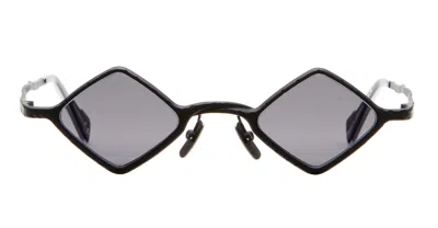 Kuboraum Mask Z14 - Black Matte / Flashblue Lens Sunglasses