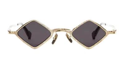 Kuboraum Mask Z14 - Gold / Grey Lens Sunglasses