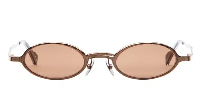 Kuboraum Mask Z24 - Bronze Sunglasses In Brown