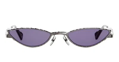 Kuboraum Mask Z29 Gm - Gunmetal Sunglasses In Metallic