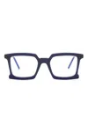 Kuboraum Square-frame Glasses In Blue