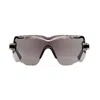 Kuboraum Mask E15 - Silver Sunglasses In Nero