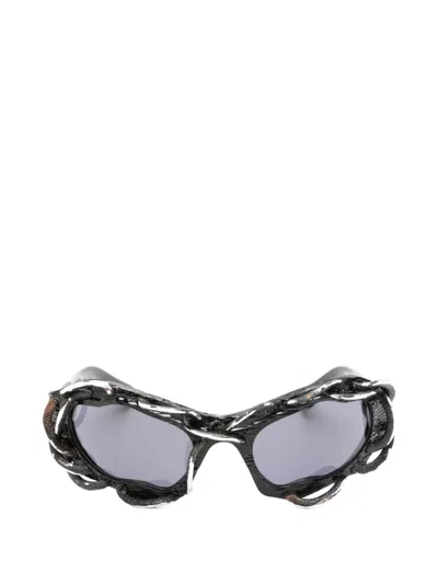 Kuboraum Maske E22 Geometric-frame Sunglasses In Black