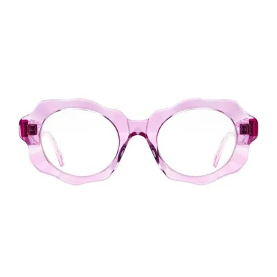 Kuboraum Maske G8 Acetate Geometric Sunglasses In Pink