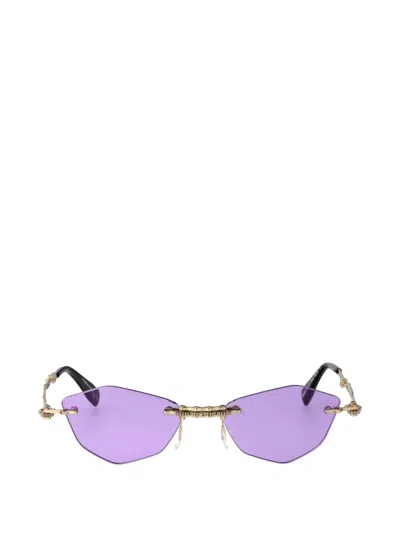 Kuboraum Maske H48 Geometric-frame Sunglasses In Purple