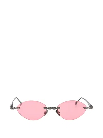 Kuboraum Maske H65 Geometric-frame Sunglasses In Pink