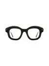 Kuboraum Maske J1 - Black Shine Graphite Glasses In Black