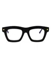 Kuboraum J2 Square-frame Glasses In Bs Black