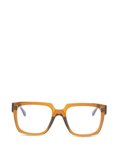 Kuboraum Maske K3 Square Glasses In Yellow