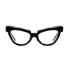 Kuboraum Maske K39 Bs Black Shine Glasses