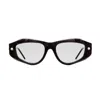 Kuboraum P15 Rectangle-frame Sunglasses In Bkn Black/multicolor